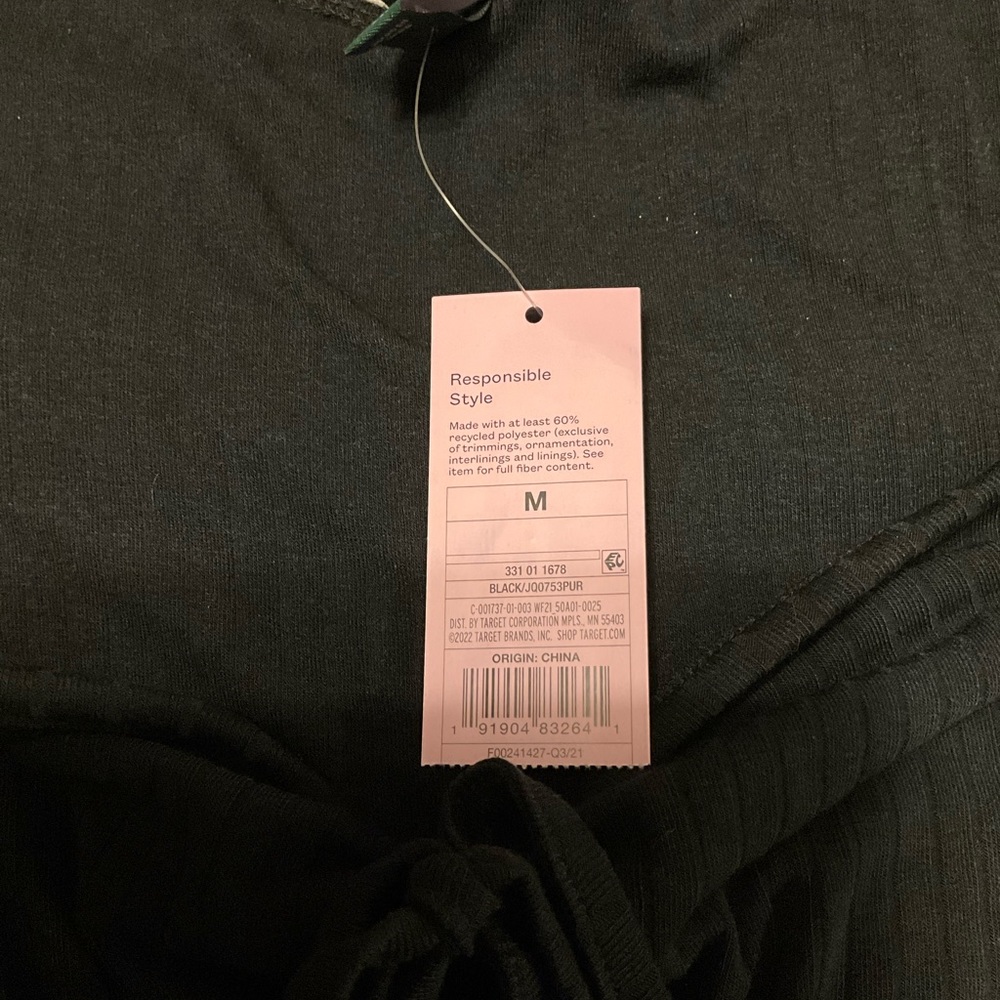 🐝 NWT Body Suit Black Size M - Picture 6 of 8